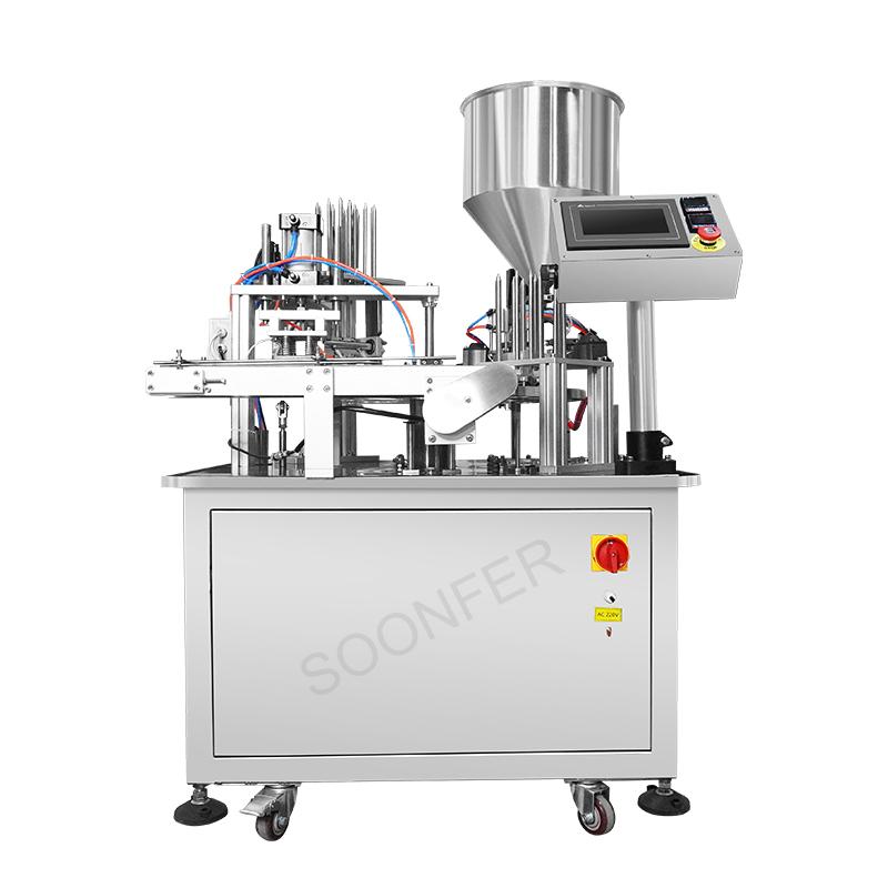 cup filling and sealing machine