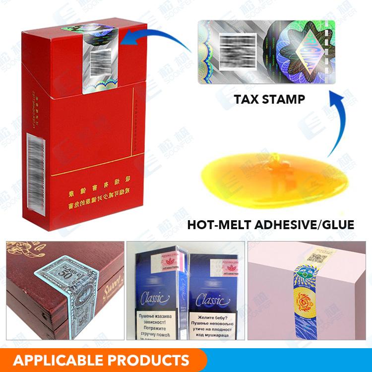 tax stamp labeling machine