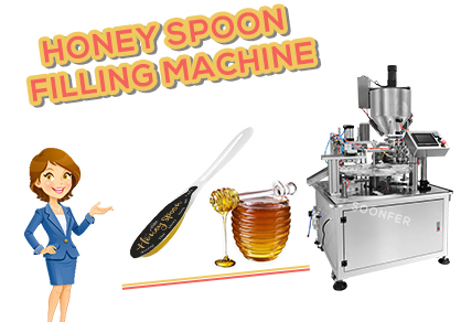 Automatic honey spoon filling and sealing solution